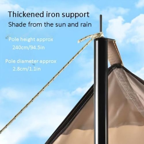 Ordinary 3*4m RV Outdoor Tent Shade Portable Camping Sunscreen Rainproof Vinyl Canopy Ordinary 3*4m RV Outdoor Tent Shade Portable Camping Sunscreen Rainproof Vinyl Canopy